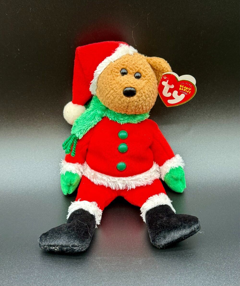 TY Beanie Baby KRINGLE With Tags 2003 Christmas Holiday Santa